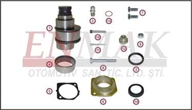Caliper Shaft Repair Kit 2M0027