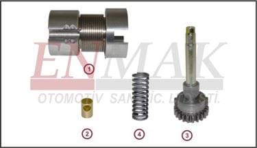Caliper Adjusting Mechanism Repair Kit (Right) 2M0087