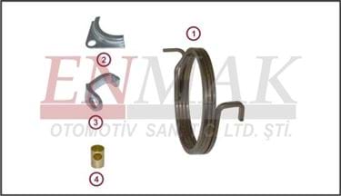 Caliper Spring Retainer Kit (Left) 2M0094