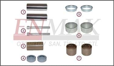 Caliper Repair Kit (Front) 2M0145