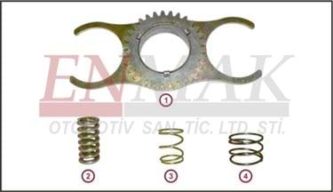 Clapier Gear and Springs Kit  2M0174