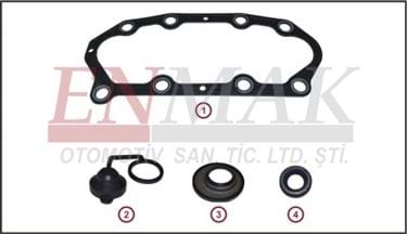 Caliper Cover Plate Gasket Kit 2M0177
